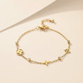 Bracelet Luna - Charms Doré Acier Inoxydable