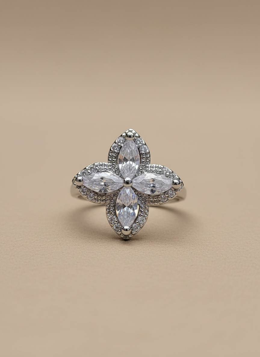 Bague Lotus - Style épuré