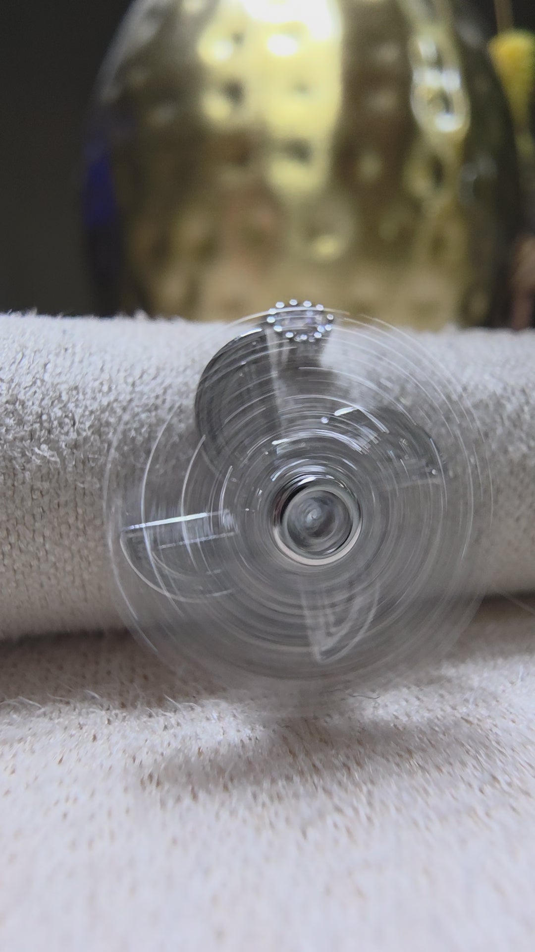 Bague Anti-Stress Aurore Argentée