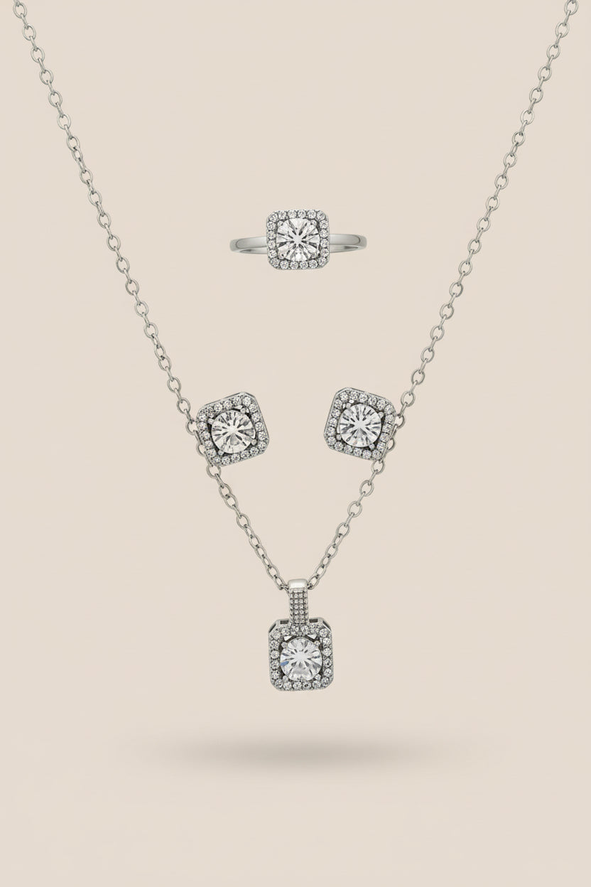 Parure Élégance Cristal