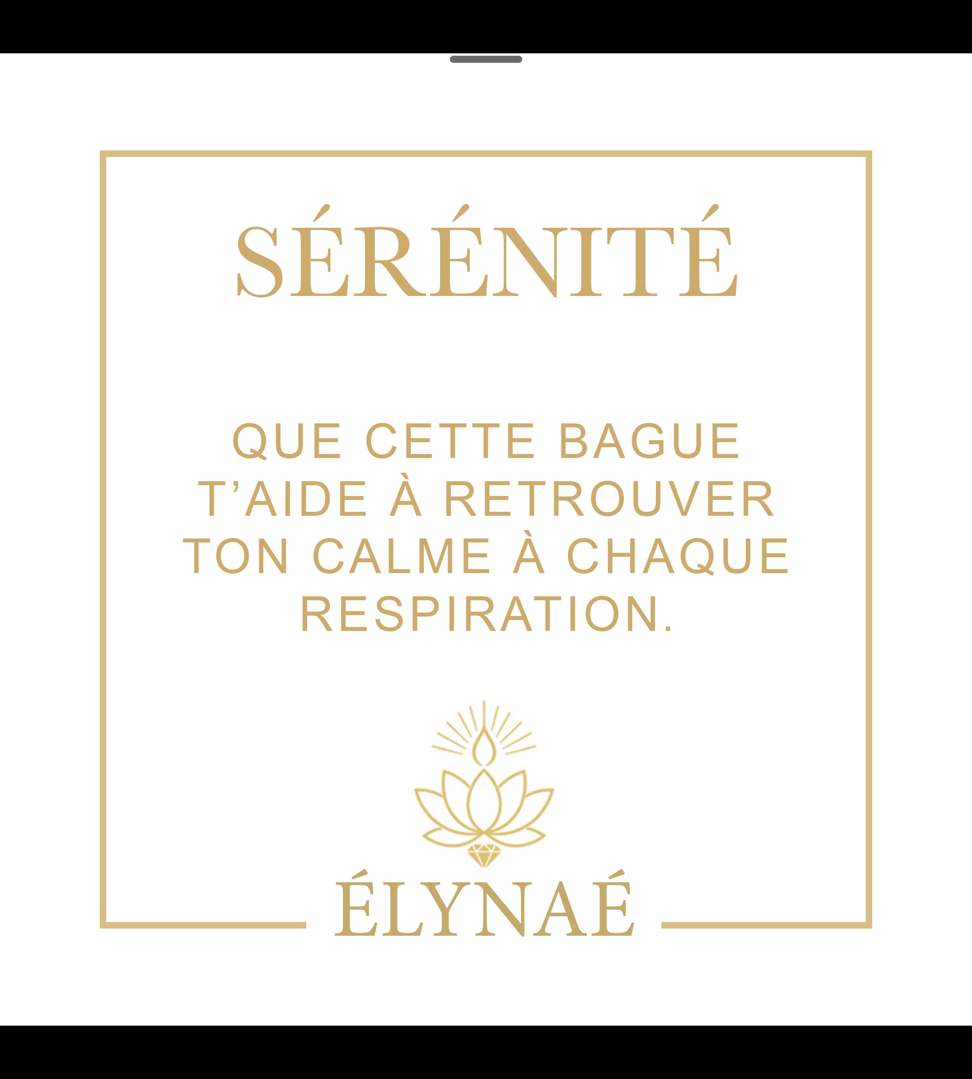 Bague Anti-Stress Aurore