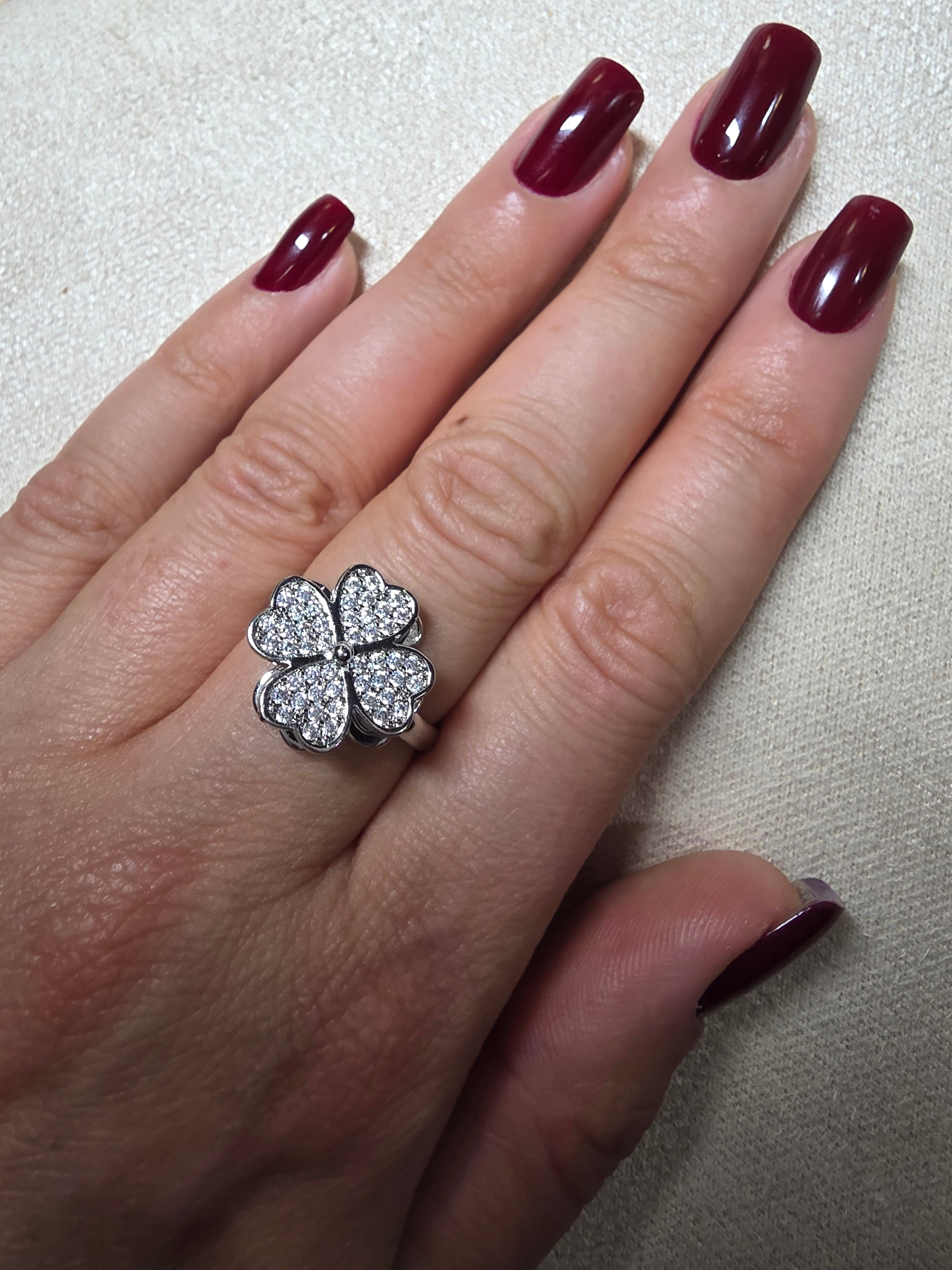 Bague Anti-Stress Chance Argentée