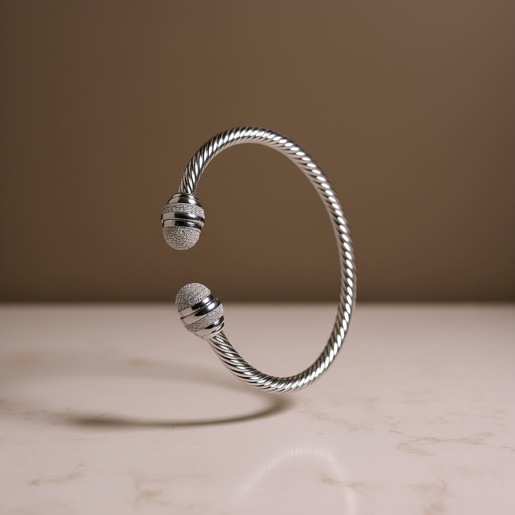 Jonc Ouvert Torsadé