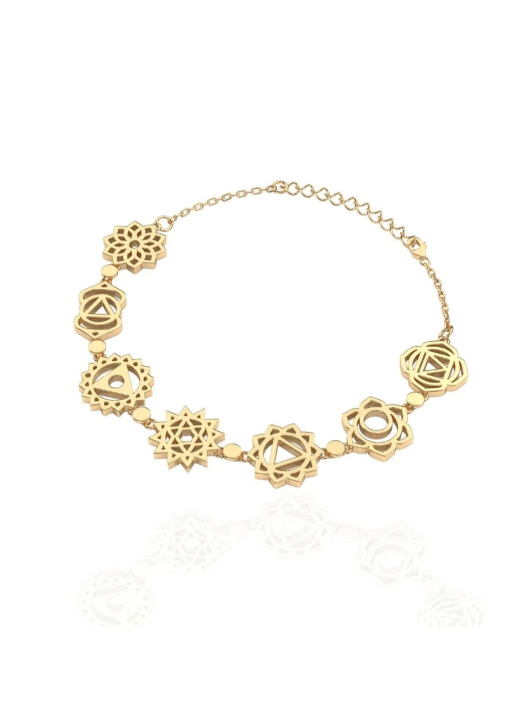 Bracelet Harmonia - 7 Chakras Or