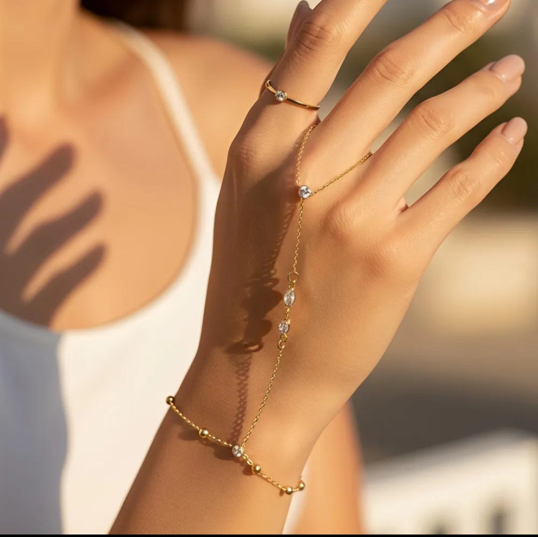 Chaîne de Main Léa  - Or