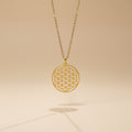 Collier Acier Inoxydable Fleur de Vie Géométrie Sacrée