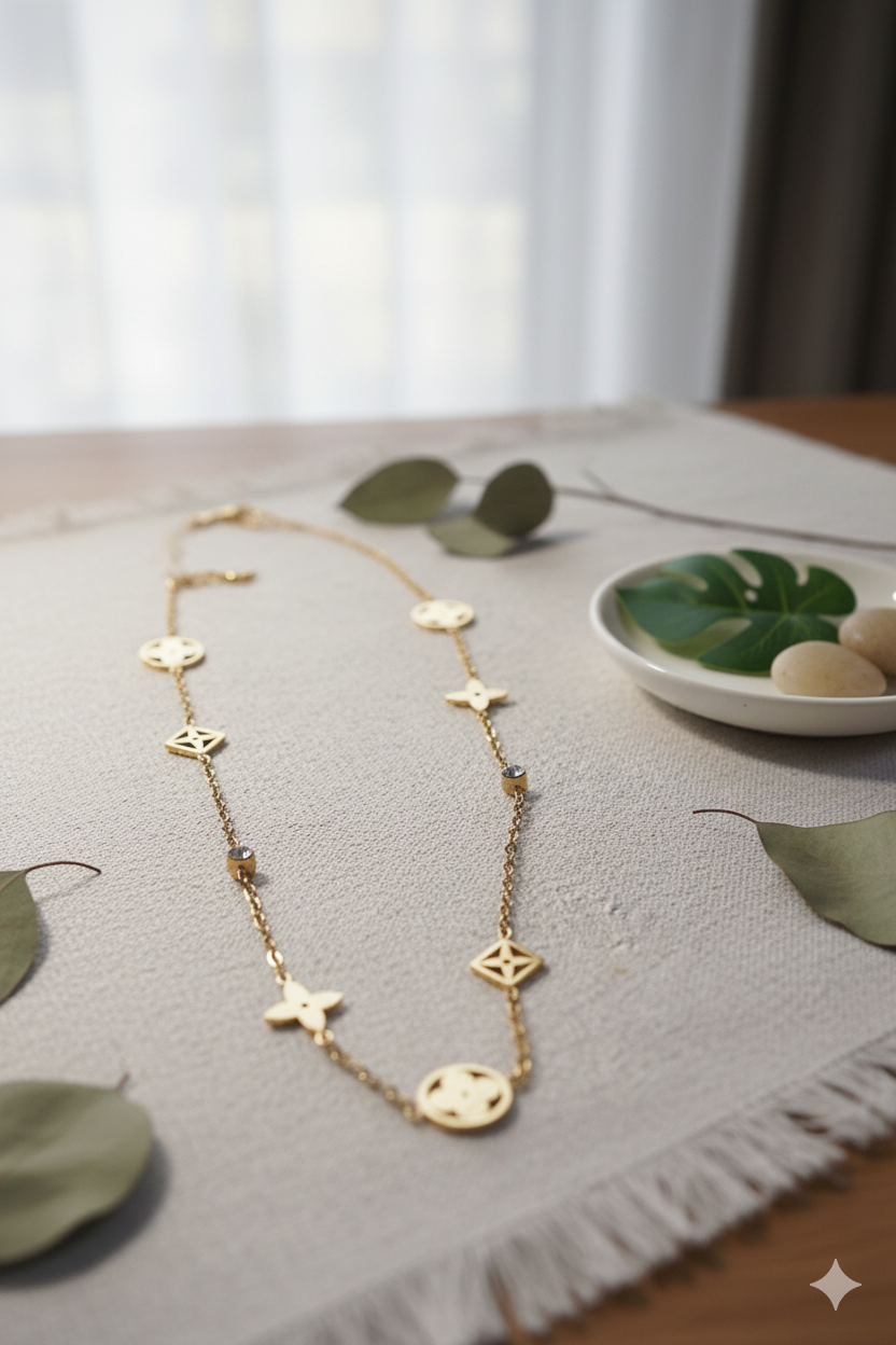 Collier Fleur de Lotus