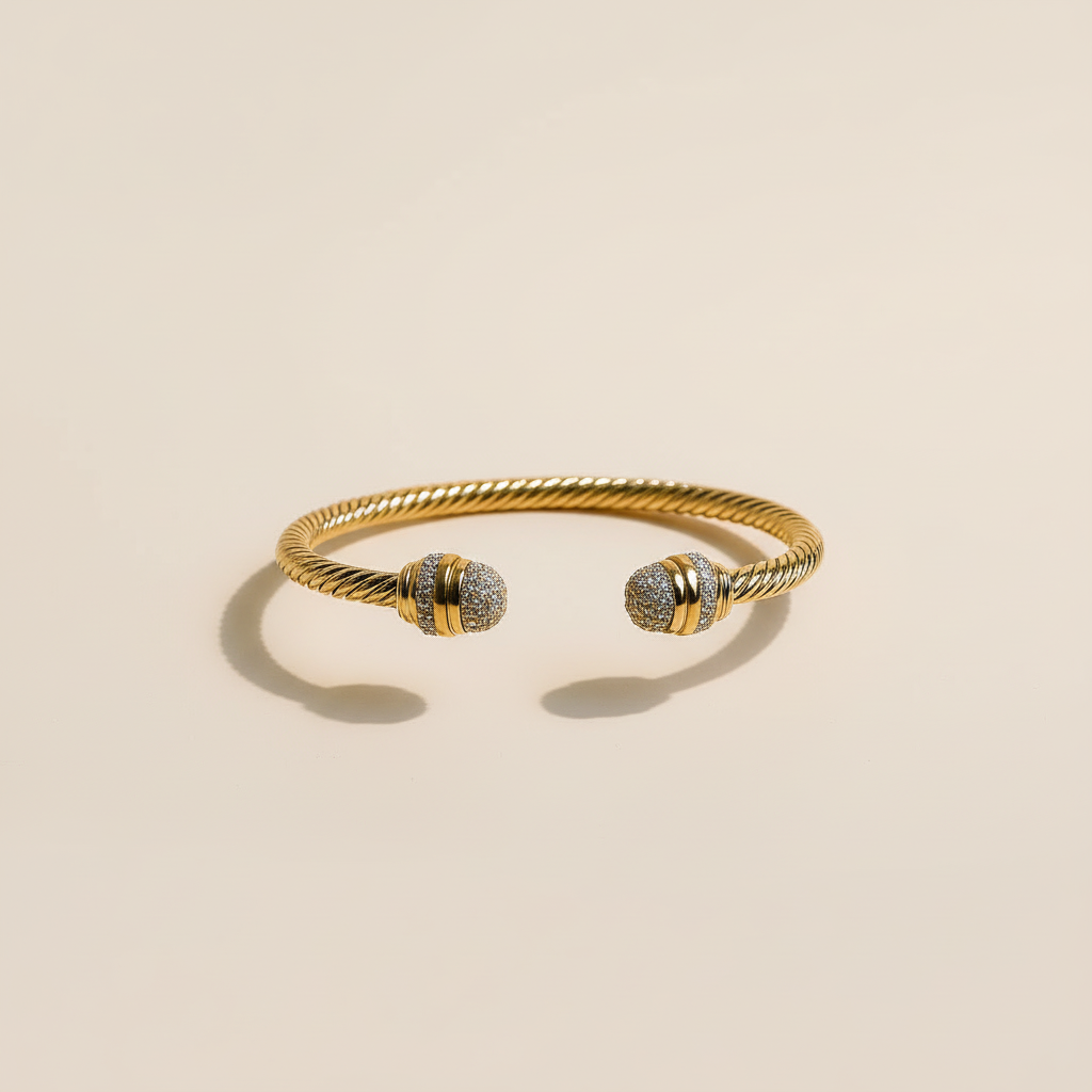 Jonc Ouvert Torsadé