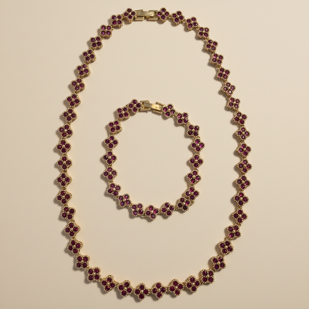 Parure Léa - Bordeaux