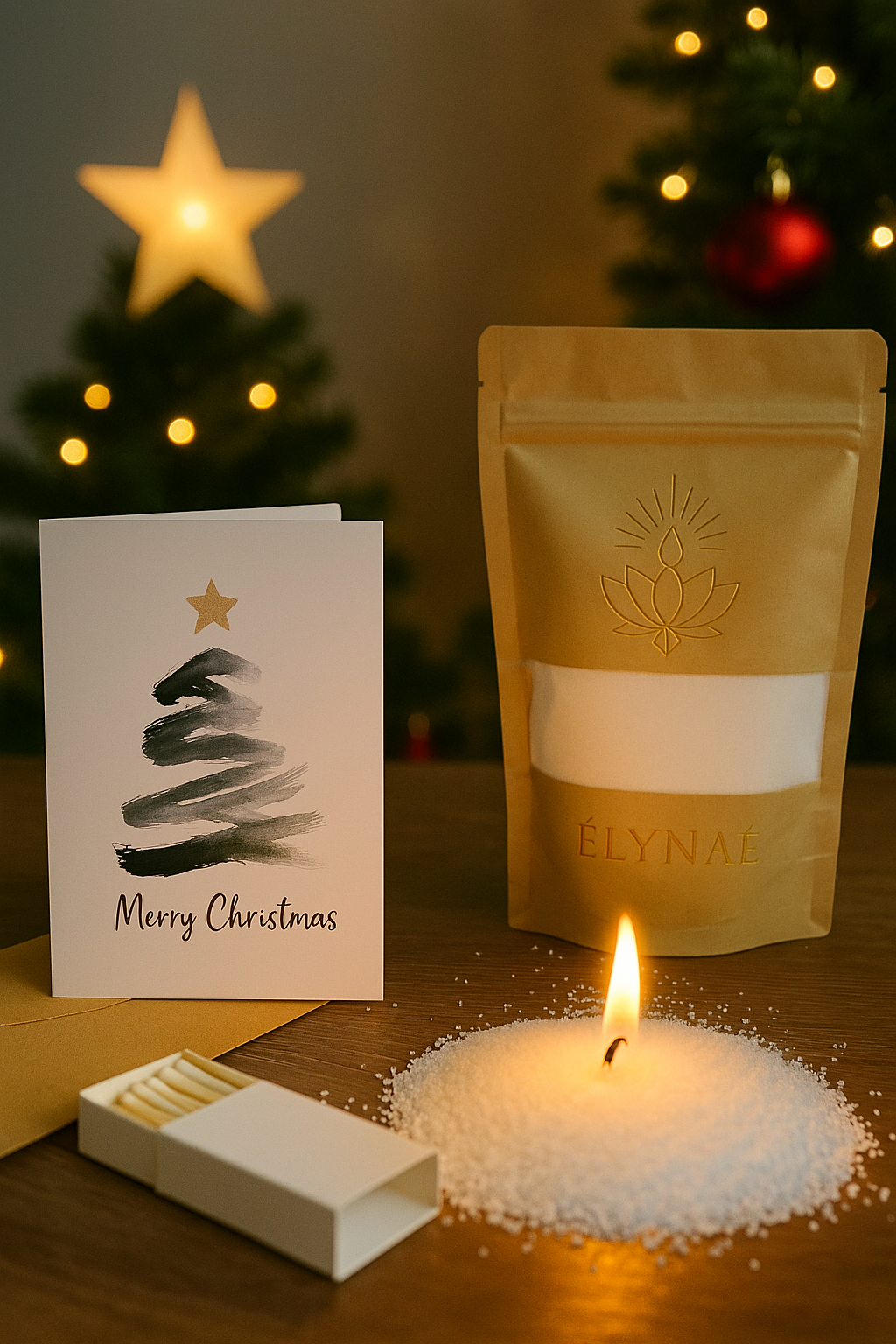 Coffret Cadeau Noël - Kit Découverte Bougie Perles