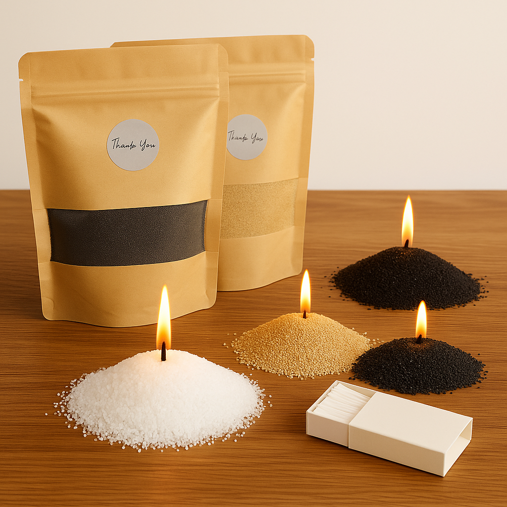 Mini Sable de Bougie 50g - Noir ou Beige