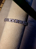 Bracelet Acier Inoxydable Pavé Strass Diamant Étincelants