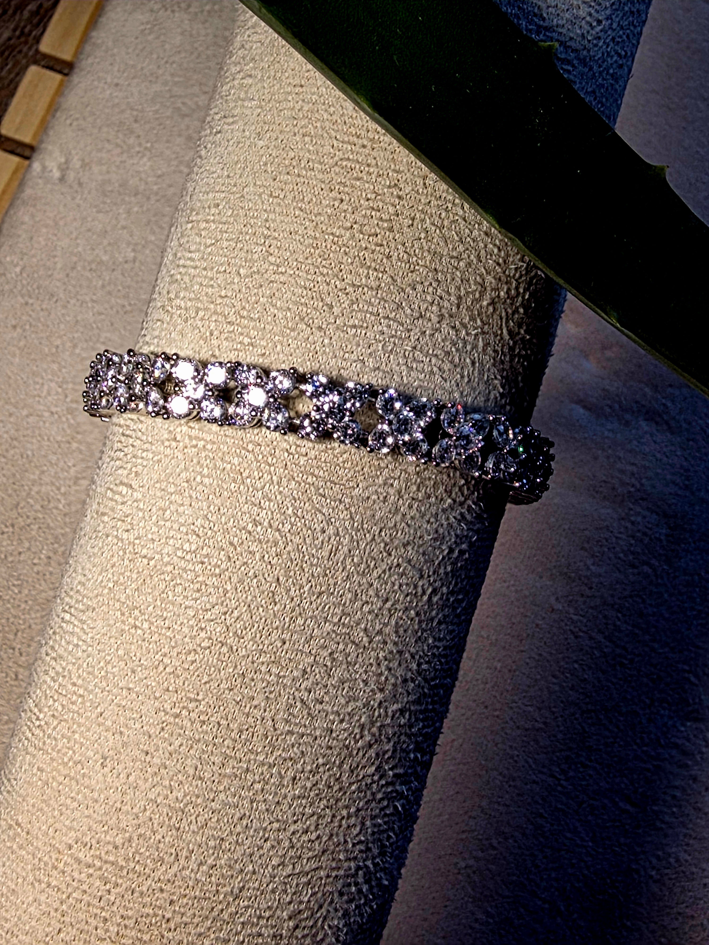 Bracelet Acier Inoxydable Pavé Strass Diamant Étincelants