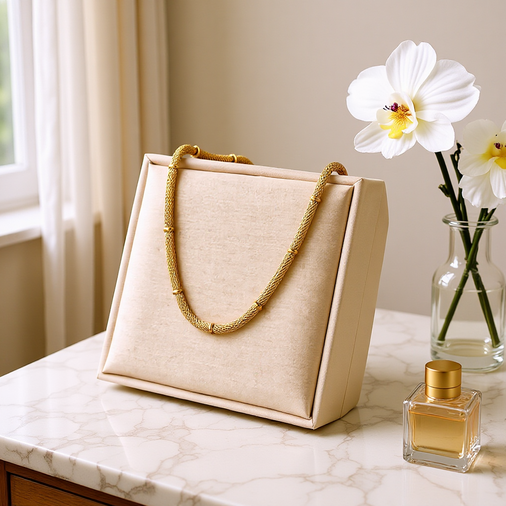 Collier Lumière - Chaîne Maille Dorée