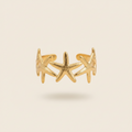 Bracelet Jonc Étoile de Mer Argenté