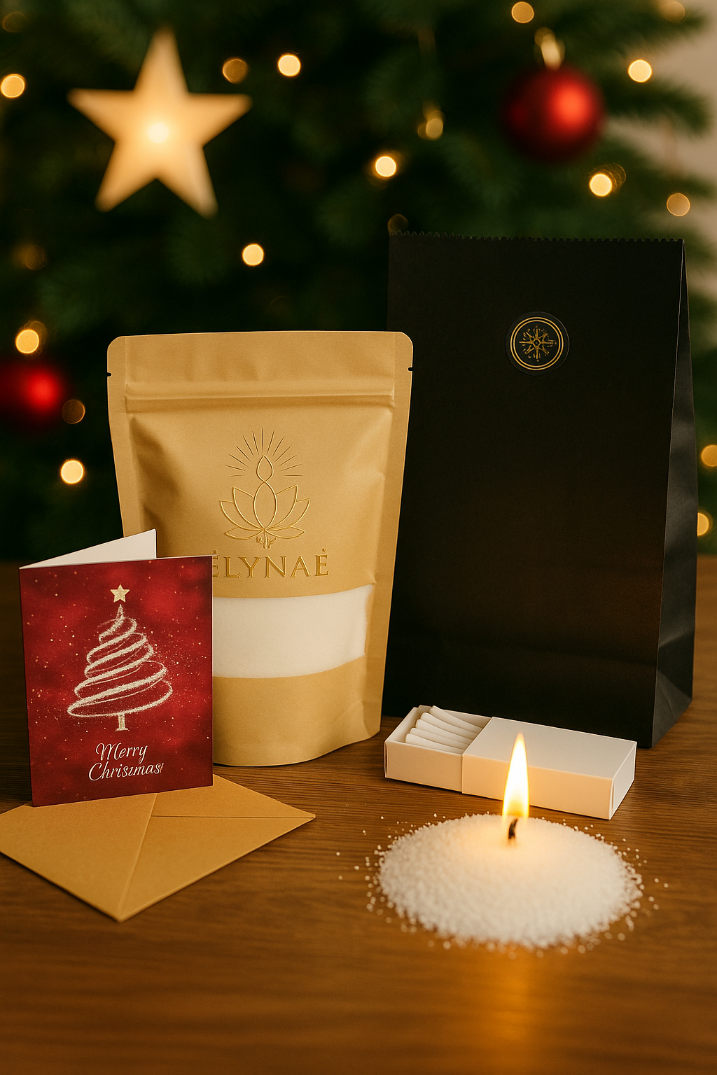 Coffret Cadeau Noël - Kit Découverte Bougie Perles