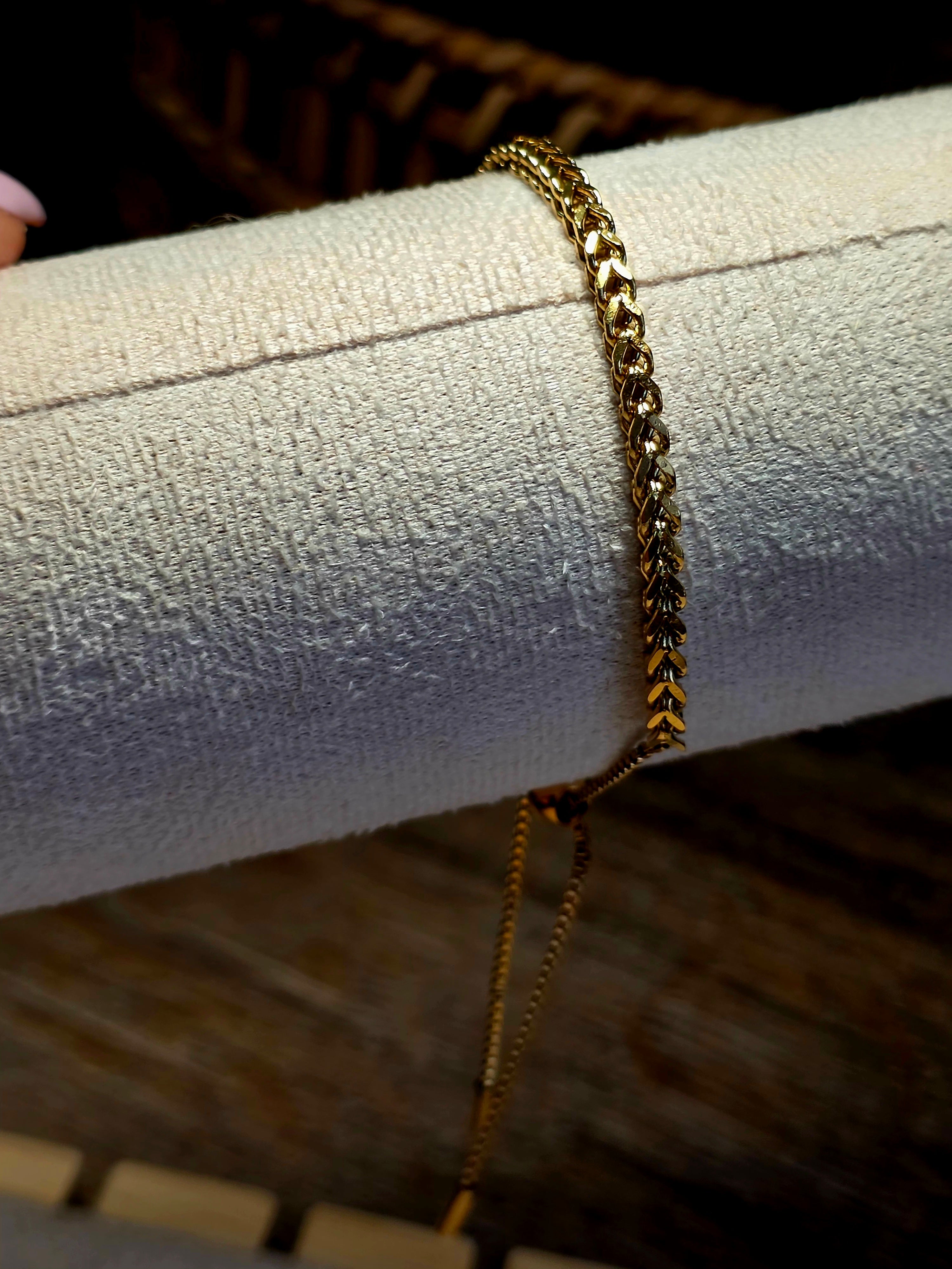 Bracelet Acier Inoxydable Chaîne Gourmette Ajustable Fermoir Boule