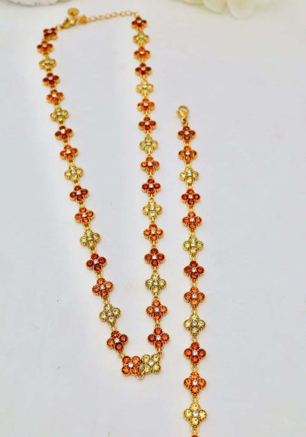 Parure IRIS ocre