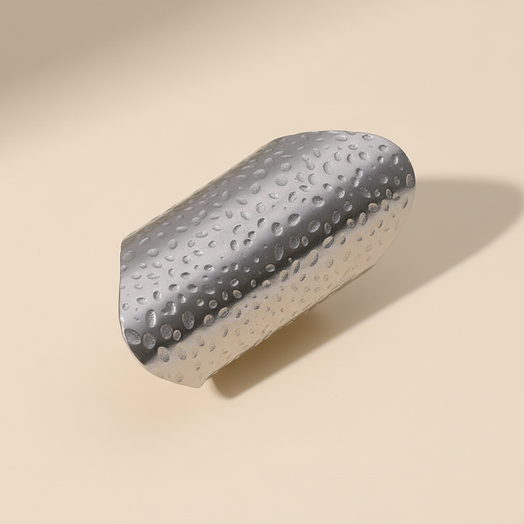 Bague Acier Inoxydable Dorée Large Conique Ajourée Motifs Ajustable