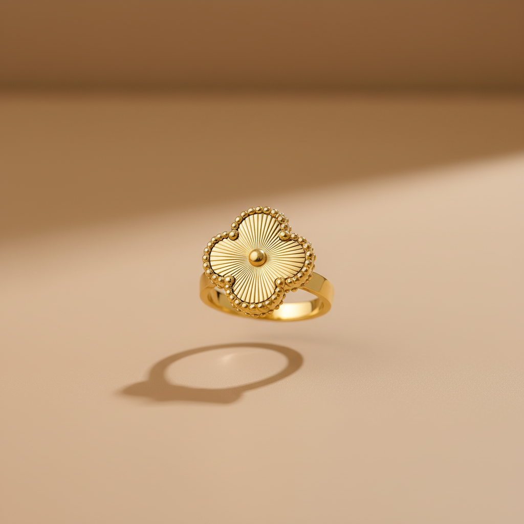 Bague Trèfle Porte-Bonheur