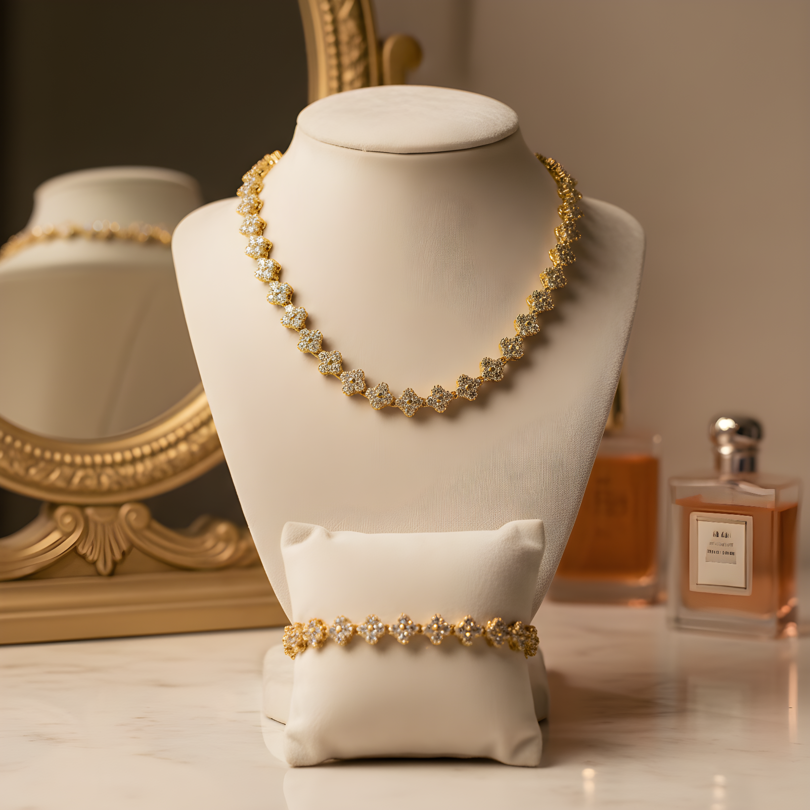 Parure Étoilée - Collier et Bracelet