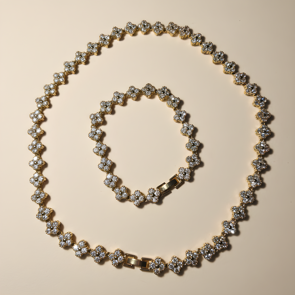 Parure Étoilée - Collier et Bracelet